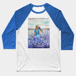 Lavender field Baseball T-Shirt